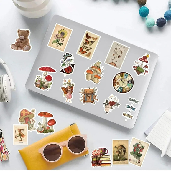 COPY - 300 Vintage style stickers - Picture 2 of 6